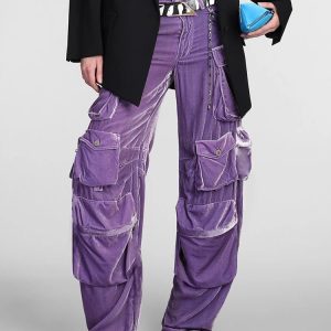 New Style Trends - Y2k Velvet Vibe Utility Cargo Pants - Outfit Ideas