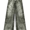 New Style Trends - Y2k Washed Patchwork Jeans - Outfit Ideas
